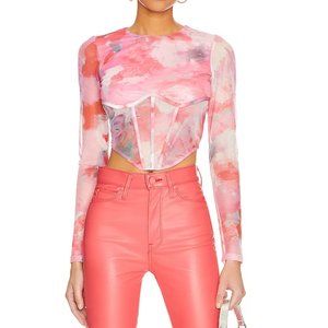 Mesh Corset Top - Bardot